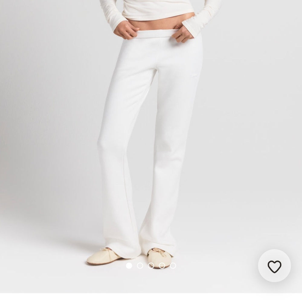 SKIMS COTTON FLEECE SLIM PANT in‎ Marble